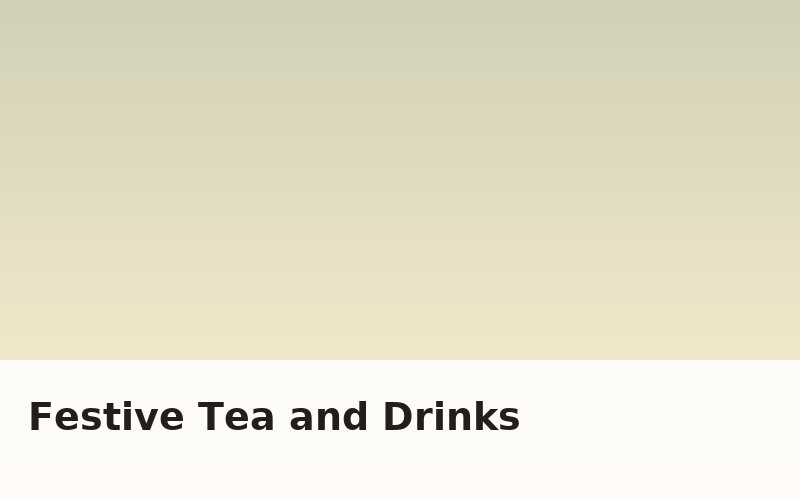 Festive Tea and Drinks